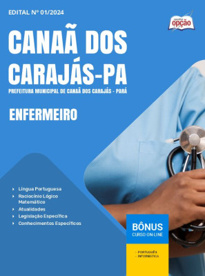 Apostila Prefeitura de Canaã dos Carajás - PA 2024 - Enfermeiro