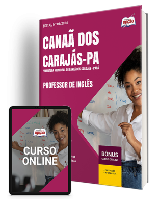 Apostila Prefeitura de Canaã dos Carajás - PA 2024 - Professor de Inglês