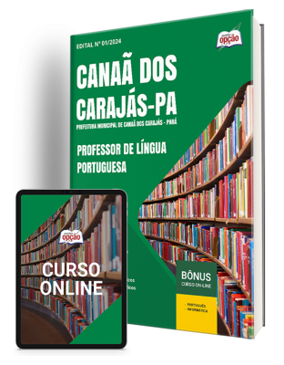 Apostila Prefeitura de Canaã dos Carajás - PA 2024 - Professor de Língua Portuguesa