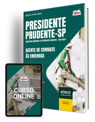 Apostila Prefeitura de Presidente Prudente - SP 2024 - Agente de Combate às Endemias