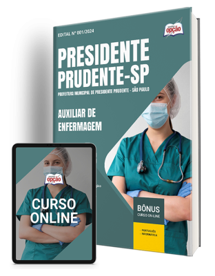 Apostila Prefeitura de Presidente Prudente - SP 2024 - Auxiliar de Enfermagem