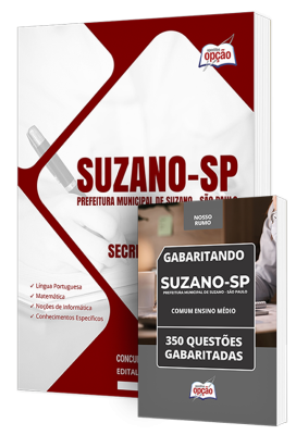 Combo Prefeitura de Suzano - SP - Secretário de Escola