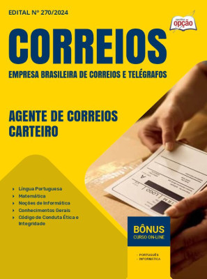 Apostila Correios em PDF - Agente de Correios - Carteiro 2024