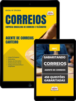 Combo Correios Agente de Correios - Carteiro