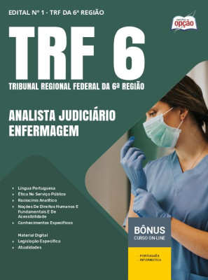 Apostila TRF-6 2024 - Analista Judiciário - Área: Apoio Especializado - Especialidade: Enfermagem