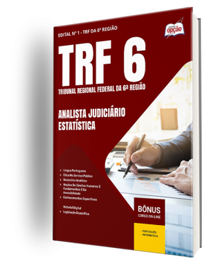 Apostila TRF-6 2024 - Analista Judiciário - Área: Apoio Especializado - Especialidade: Estatística