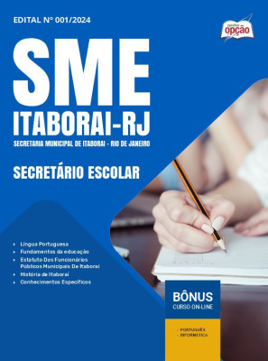 Apostila SME Itaborai - RJ em PDF - Secretário Escolar 2024