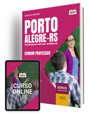 Apostila Prefeitura de Porto Alegre - RS 2024 - Comum Professor