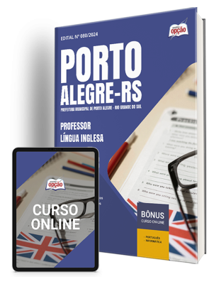 Apostila Prefeitura de Porto Alegre - RS 2024 - Professor - Língua Inglesa