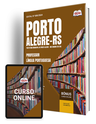 Apostila Prefeitura de Porto Alegre - RS 2024 - Professor - Língua Portuguesa