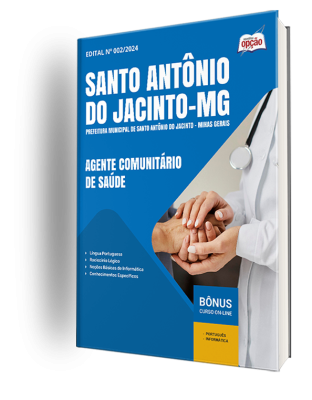 Apostila Prefeitura de Santo Antônio do Jacinto - MG 2024 - Agente Comunitário de Saúde