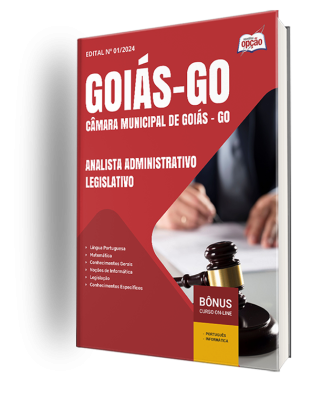 Apostila Câmara de Goiás - GO 2024 - Analista Administrativo Legislativo