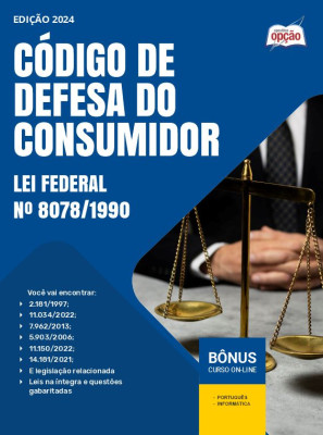 Código de Defesa do Consumidor - Lei Federal Nº 8.078/1990