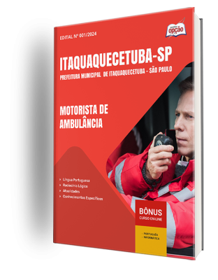 Apostila Prefeitura de Itaquaquecetuba - SP 2024 - Motorista de Ambulância