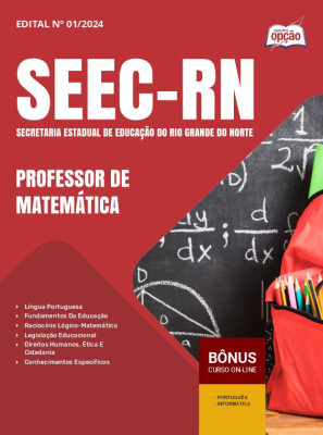 Apostila SEEC-RN em PDF - Professor de Matemática 2024