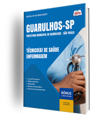 Apostila Prefeitura de Guarulhos - SP 2024 - Técnico(a) de Saúde - Enfermagem