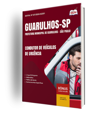 Apostila Prefeitura de Guarulhos - SP 2024 - Condutor de Veículos de Urgência