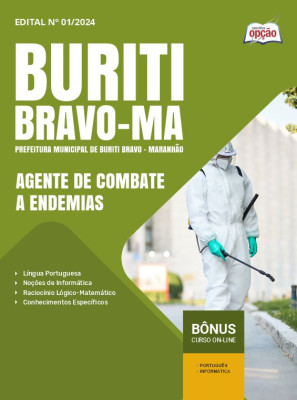 Apostila Prefeitura de Buriti Bravo - MA 2024 - Agente de Combate a Endemias