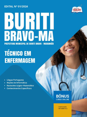 Apostila Prefeitura de Buriti Bravo - MA  - Técnico em Enfermagem