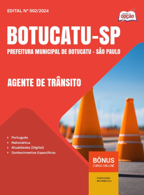 Apostila Prefeitura de Botucatu - SP 2024 - Agente de Trânsito