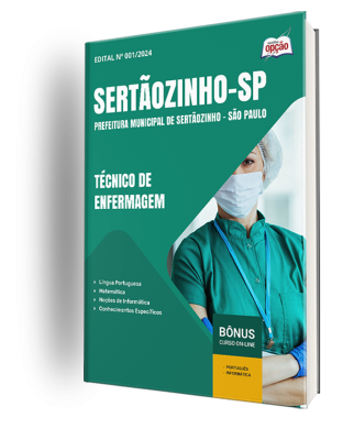 Apostila Prefeitura de Sertãozinho - SP (Sertãozinho Saúde) 2024 - Técnico de Enfermagem