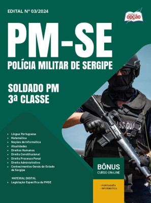 Apostila PM-SE 2024 - Soldado PM - 3ª Classe