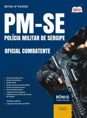 Apostila PM-SE 2024 - Oficial Combatente