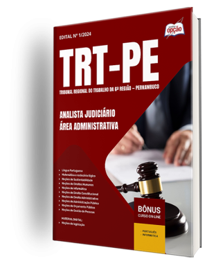 Apostila TRT-PE 2024 - Analista Judiciário - Área Administrativa