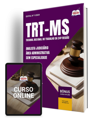 Apostila TRT-MS 2024 - Analista Judiciário - Área Administrativa - Sem Especialidade