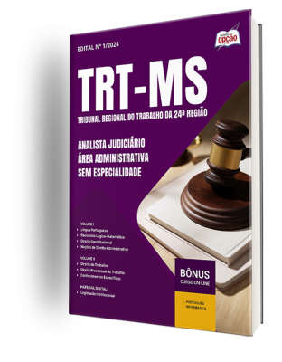 Apostila TRT-MS 2024 - Analista Judiciário - Área Administrativa - Sem Especialidade