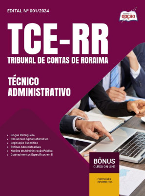 Apostila TCE-RR em PDF - Técnico Administrativo 2024