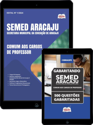 Combo SEMED Aracaju Comum aos Cargos de Professor