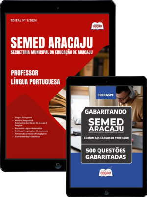 Combo SEMED Aracaju Professor - Língua Portuguesa