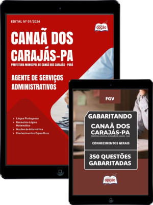 Combo Prefeitura de Canaã dos Carajás - PA Agente de Serviços Administrativos