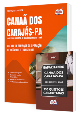 Combo Prefeitura de Canaã dos Carajás - PA - Agente de Serviços de Operação de Trânsito e Transporte