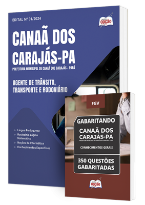 Combo Prefeitura de Canaã dos Carajás - PA - Agente de Trânsito, Transporte e Rodoviário