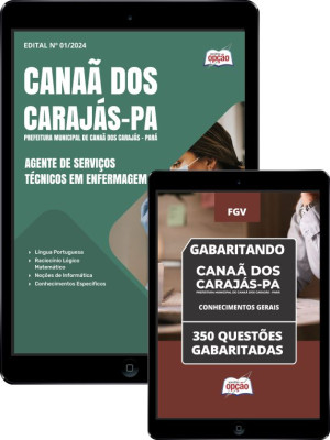 Combo Prefeitura de Canaã dos Carajás - PA Agente de Serviços Técnicos em Enfermagem