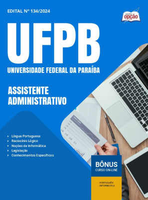 Apostila UFPB em PDF - Assistente Administrativo 2024