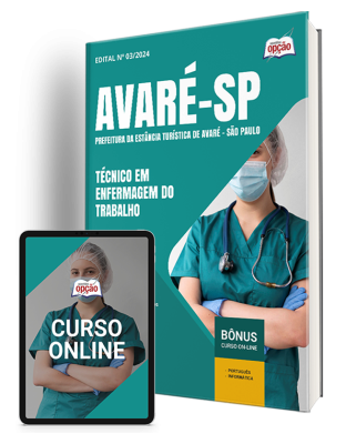 Apostila Prefeitura de Avaré - SP 2024 - Técnico em Enfermagem do Trabalho