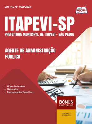 Apostila Prefeitura de Itapevi - SP 2024 - Agente de Administração Pública