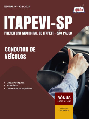 Apostila Prefeitura de Itapevi - SP 2024 - Condutor de Veículos