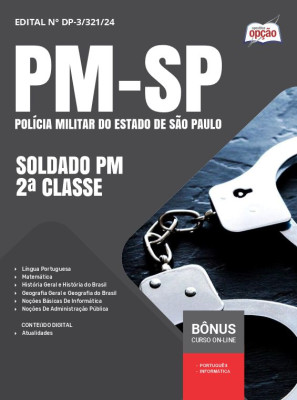 Apostila PM-SP em PDF - Soldado PM - 2ª Classe 2024