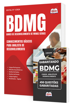 Combo BDMG 2024 - Analista de Desenvolvimento (Conhecimentos Básicos)