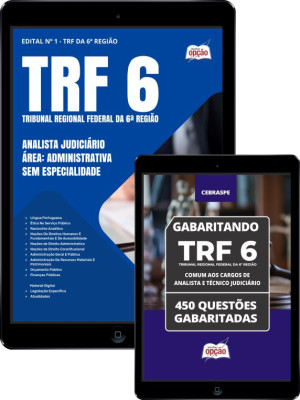 Combo TRF-6 Analista Judiciário - Área: Administrativa - Sem Especialidade