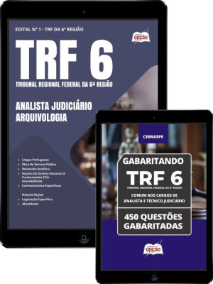 Combo TRF-6 Analista Judiciário - Área: Apoio Especializado - Especialidade: Arquivologia