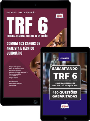 Combo TRF-6 Comum aos Cargos de Analista e Técnico Judiciário