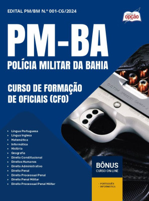 Apostila PM-BA 2024 - Curso de Formação de Oficiais (CFO)