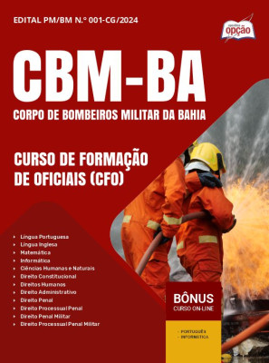 Apostila CBM-BA 2024 - Curso de Formação de Oficiais (CFO)