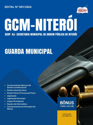 Apostila GCM NITERÓI - RJ em PDF - Guarda Municipal 2024