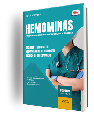 Apostila Hemominas 2024 -  Assistente Técnico de Hematologia e Hemoterapia -Técnico de Enfermagem